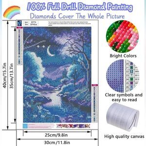 Diamond Art Painting Kits for Adults for Home Wall Decor(12x16 inch)
